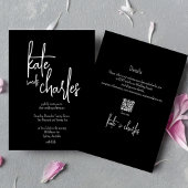 Stijlvolle Elegante Moderne Aangepaste Namen Bruil Kaart