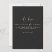 Stijlvolle elegante moderne Bewaar de Datum Met Fo Save The Date (Achterkant)