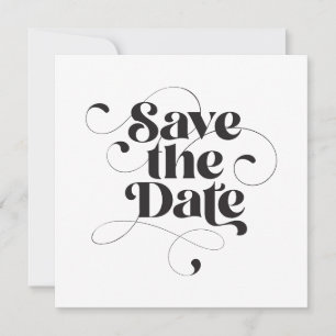 Stijlvolle Elegante Moderne Kalligrafie Klassiek V Save The Date