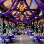 Stijlvolle elegante Paarse Calla Lily Acryl bruilo Acryl Bord