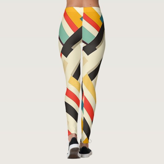 Stijlvolle en comfortabele en rekbare stof 13 leggings (Achterkant)