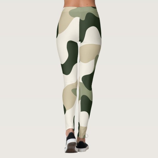 Stijlvolle en comfortabele en rekbare stof 2 leggings (Achterkant)
