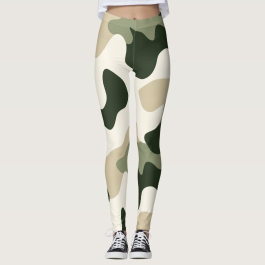 Stijlvolle en comfortabele en rekbare stof 2 leggings (Voorkant)