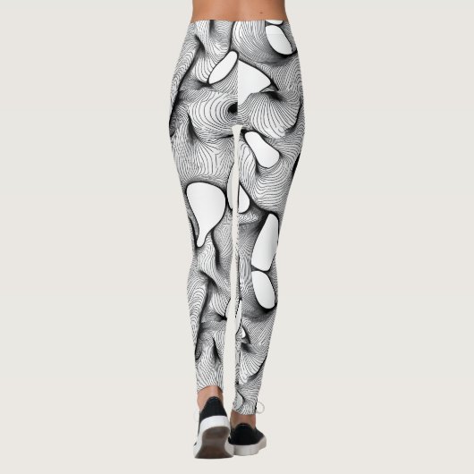 Stijlvolle en comfortabele en rekbare stof 4 leggings (Achterkant)