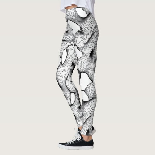 Stijlvolle en comfortabele en rekbare stof 4 leggings (Links)