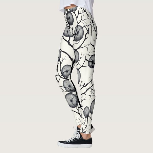 Stijlvolle en comfortabele en rekbare stof 4 leggings (Links)