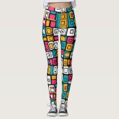 Stijlvolle en comfortabele en rekbare stof 6 leggings (Voorkant)
