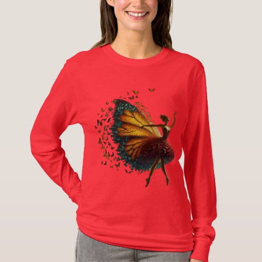 "Stijlvolle en comfortabele Shirten met lange mouw T-shirt (Voorkant)