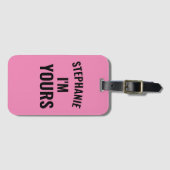 Stijlvolle en duurzame aangepaste Bagagelabels gep (Voorkant (horizontaal))