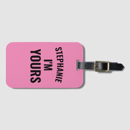 Stijlvolle en duurzame aangepaste Bagagelabels gep (Voorkant (horizontaal))