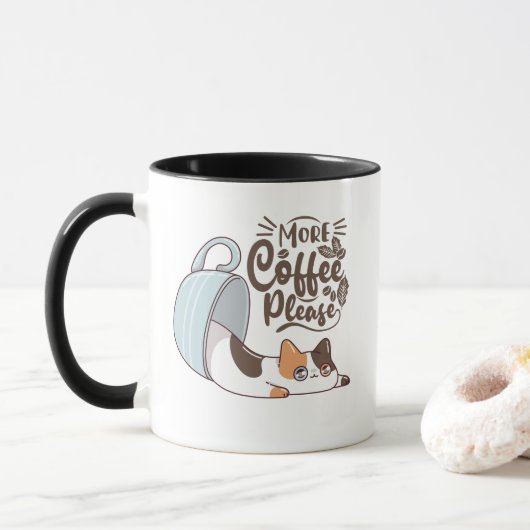 Stijlvolle en duurzame koffiemok voor dagelijks ge mok (Met donut)
