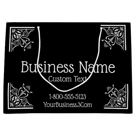 Stijlvolle, en elegante business groot cadeauzakje (Voorkant)