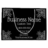 Stijlvolle,  en elegante business groot cadeauzakje (Achterkant)