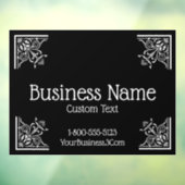 Stijlvolle,  en elegante business raamsticker (Vel 3)