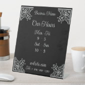 Stijlvolle, en elegante business reclamebord met voetstuk (Insitu)