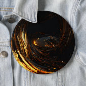 Stijlvolle en Elegante Crystal Brown Buttonnen" Ronde Button 6,0 Cm (In situ)