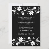 Stijlvolle en elegante foto en jaar Afstuderen Kaart (Achterkant)