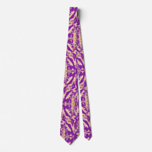 Stijlvolle en elegante gouden marmer textuurpatroo stropdas