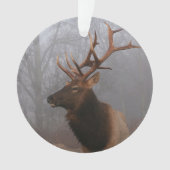 Stijlvolle en elegante kerst Elk Ornament (voorkant)