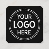 Stijlvolle en moderne aangepaste creaties geverifi informatiekaartje (Voorkant)