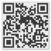 Stijlvolle en moderne aangepaste creaties geverifi sticker (Voorkant)