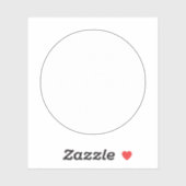 Stijlvolle en moderne aangepaste creaties geverifi sticker (Vel)