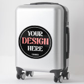 Stijlvolle en moderne aangepaste creaties geverifi sticker (Koffer)