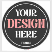 Stijlvolle en moderne aangepaste creaties geverifi sticker (Vel)