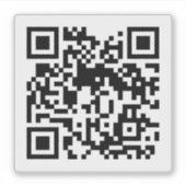 Stijlvolle en moderne aangepaste creaties geverifi sticker (Voorkant)