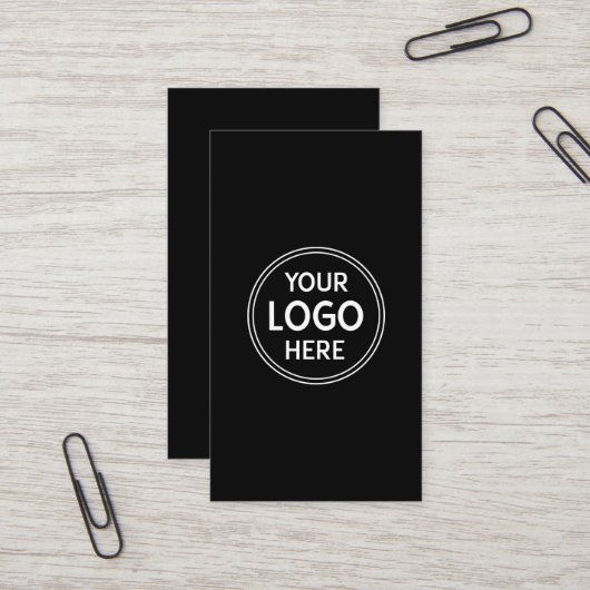 Stijlvolle en moderne aangepaste creaties geverifi visitekaartje (Voorkant / Achterkant in situ)