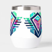 Stijlvolle en moderne Abstract Design Logo Waterfl (Achterkant)
