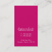 Stijlvolle en moderne Visitekaartjes (Achterkant)