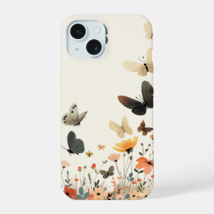 "Stijlvolle en Mooie Vlinder Vormige Hoesjes" iPhone 15 Case