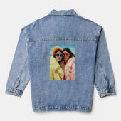 Stijlvolle en trendy moderne jas - Perfect voor Ev Denim Jacket (Achterkant)