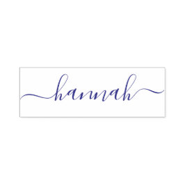 Stijlvolle en trendy paarse minimalistische meisje  zelfinktende stempel