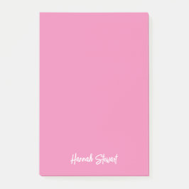 Stijlvolle en trendy roze minimalistische meisjesa post-it® notes