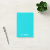 Stijlvolle en trendy turquoise minimalistische mei post-it® notes (Kantoor)
