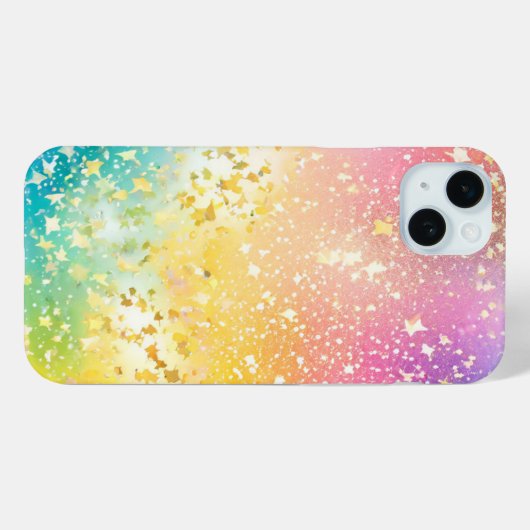 Stijlvolle esthetische regenboog chic Case-Mate iPhone case (Achterkant (horizontaal))