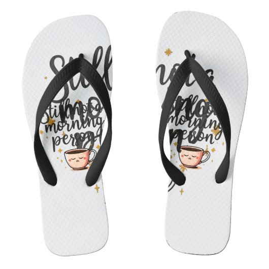 Stijlvolle esthetische Teenslippers met "Still Not (Voetbed)