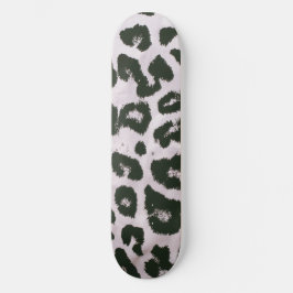 Stijlvolle esthetische zwart witte dierenprint persoonlijk skateboard
