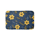 Stijlvolle etnische mediterrane bloemenkunstpatroo badmat (Voorkant)