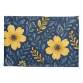 Stijlvolle etnische mediterrane bloemenkunstpatroo kussensloop (Achterkant-Links)