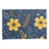 Stijlvolle etnische mediterrane bloemenkunstpatroo kussensloop (Voorkant-Rechts)