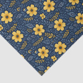 Stijlvolle etnische mediterrane bloemenkunstpatroo tissuepapier (Detail)