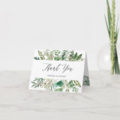 Stijlvolle Eucalyptusbladeren Bedankt (Voorkant)