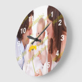 Stijlvolle Fab Photo Collage Cool Family Grote Klok (Hoek)