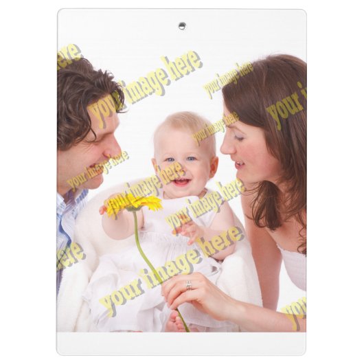 Stijlvolle Fab Photo Collage Cool Family Klembord (Achterkant)