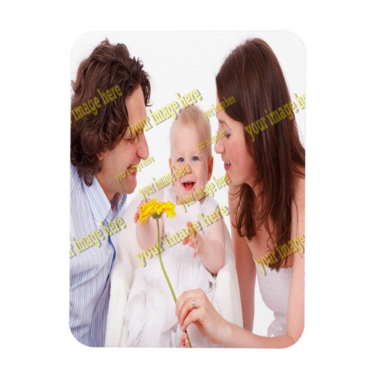 Stijlvolle Fab Photo Collage Cool Family Magneet (Verticaal)