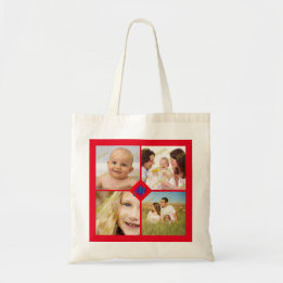 Stijlvolle Fab Photo Collage Cool Family Tote Bag