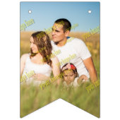 Stijlvolle Fab Photo Collage Cool Family Vlaggetjes (Eerste vlag)